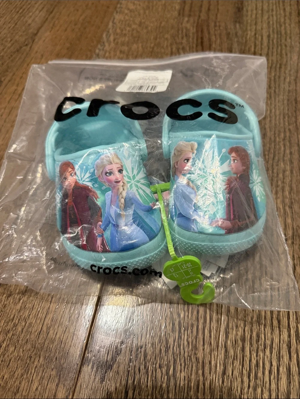 Frozen II Disney Crocs size 5c NWT Anna and Elsa